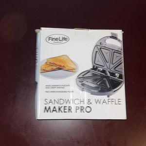COPY - FineLife Sandwich Panini Waffle Maker Pro college life